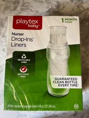 Playtex Baby Nurser Drop-Ins Liners (150 8-10 oz.) 1 Month Supply
